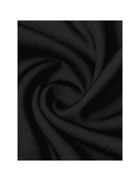 Pantalones de Scrubs para Mujeres Reinwaete, Negro, 5 Bolsillos