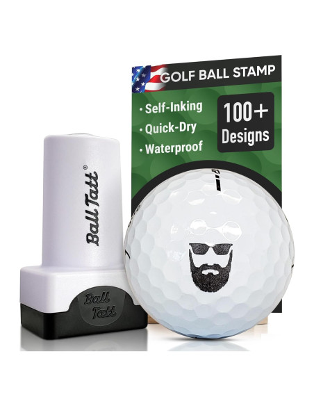 Sello de Pelota de Golf Ball Tatt - Marcador Autoinking Impermeable
