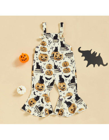Conjunto de Halloween para Niña Rtnnsbbfcm Mono Sin Mangas