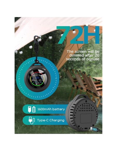 Detector de Monóxido de Carbono Therm La Mode CF-5R 6-en-1