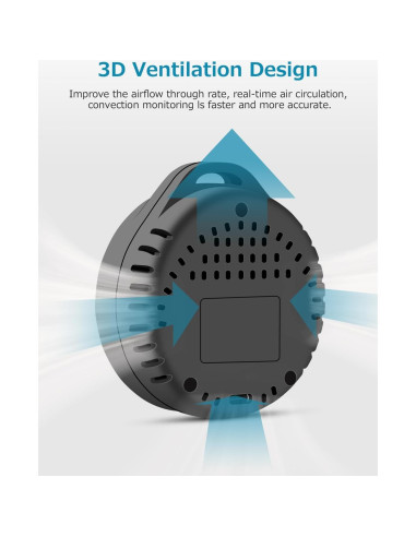 Detector de Monóxido de Carbono Therm La Mode CF-5R 6-en-1