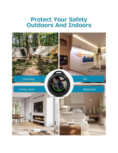 Detector de Monóxido de Carbono Therm La Mode CF-5R 6-en-1