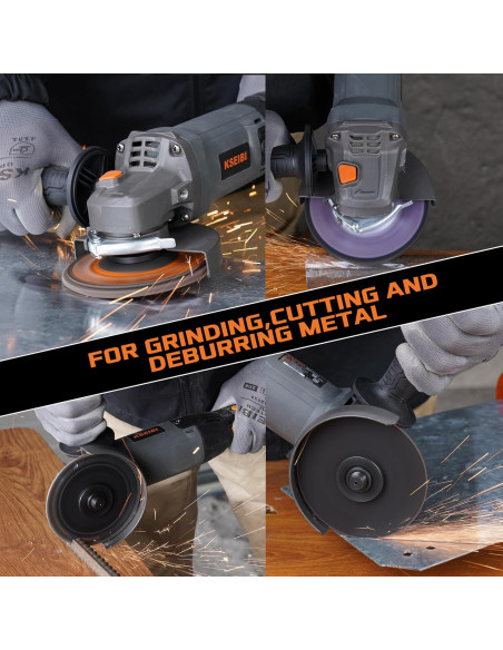 Amoladora Angular KSEIBI 711943K 115mm 950W 11000RPM