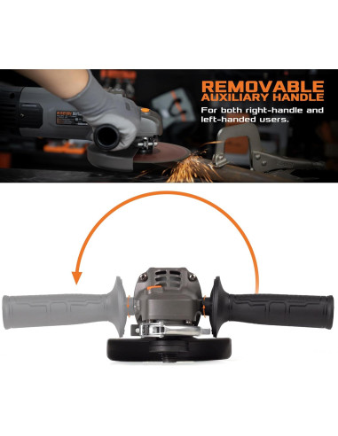 Amoladora Angular KSEIBI 711943K 115mm 950W 11000RPM