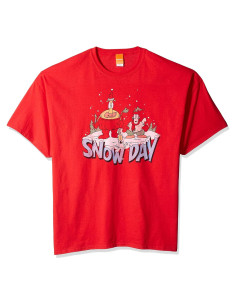 Camiseta de Navidad Fea para Hombre Nickelodeon Rocko's Snow Day XXL