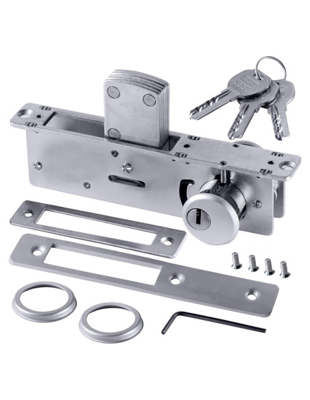 Cerradura de Mortaja Doble Cilindro UpJia Flarish 2.86 cm