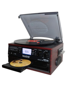 Tocadiscos Bluetooth Boytone BT-22C con Radio y CD