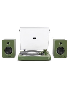 Tocadiscos Bluetooth Automático Victrola con Altavoces Tempo