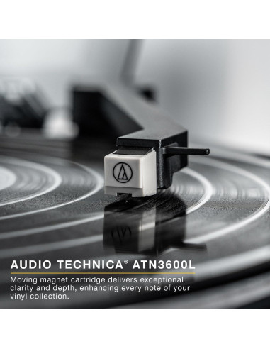 Tocadiscos Bluetooth Automático Victrola con Altavoces Tempo