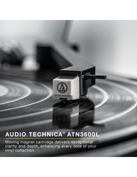 Tocadiscos Bluetooth Automático Victrola con Altavoces Tempo