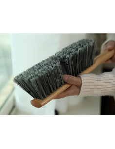 Cepillo de Mano OAKART con Cerdas Suaves y Mango de Madera 35.6 cm 2