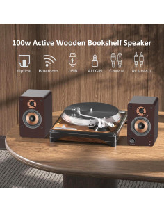 Altavoces de Estantería Activos LONPOO LP42M 100W Bluetooth 2