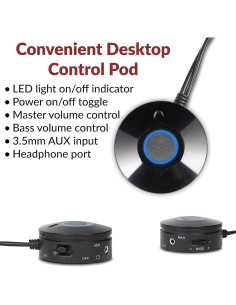 Altavoces 2.1 Cyber Acoustics CA-3908 con Subwoofer 92W 2