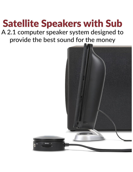 Altavoces 2.1 Cyber Acoustics CA-3908 con Subwoofer 92W