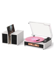 Reproductor de Vinilo Bluetooth TANLANIN TE-2033WT 3 Velocidades