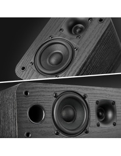 Sistema de Cine en Casa Saiyin 5.0, 100W, 5 Altavoces Pasivos 2