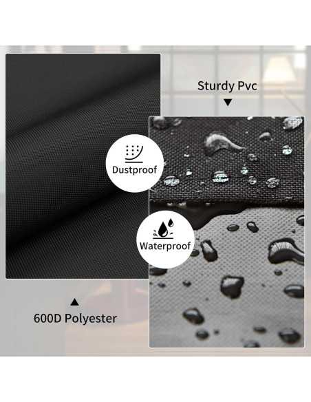 Cubierta de Polvo para Tocadiscos MUTUSHI 45.72x38.1cm Negra