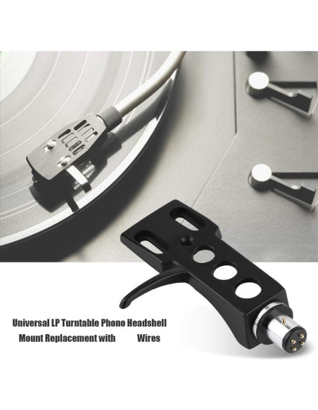 Cabezal de Tocadiscos Universal Serounder con Cables