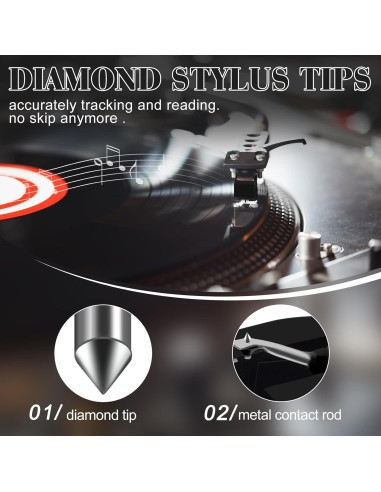 Aguja de Reemplazo para Tocadiscos Audio-Technica ATN 3600