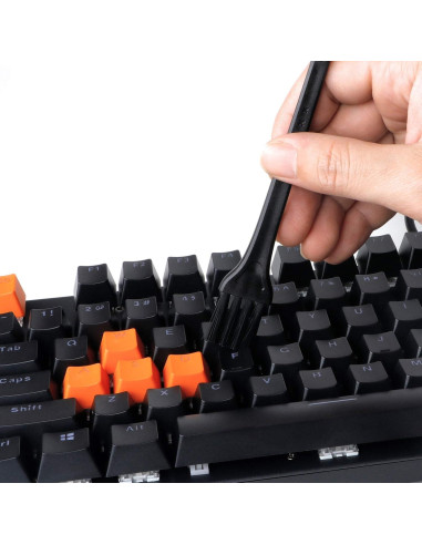 Extractor de Teclas Mecánico Acero Inoxidable + 2 Cepillos