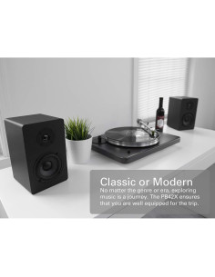 Micca PB42X Altavoces Activos 30W, Monitores de Estudio Negro 2