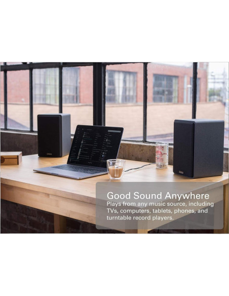 Micca PB42X Altavoces Activos 30W, Monitores de Estudio Negro