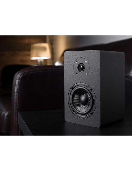 Micca PB42X Altavoces Activos 30W, Monitores de Estudio Negro