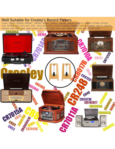 2 Agujas de Reemplazo para Tocadiscos Ruby - Oro