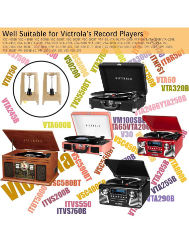 2 Agujas de Reemplazo para Tocadiscos Ruby - Oro