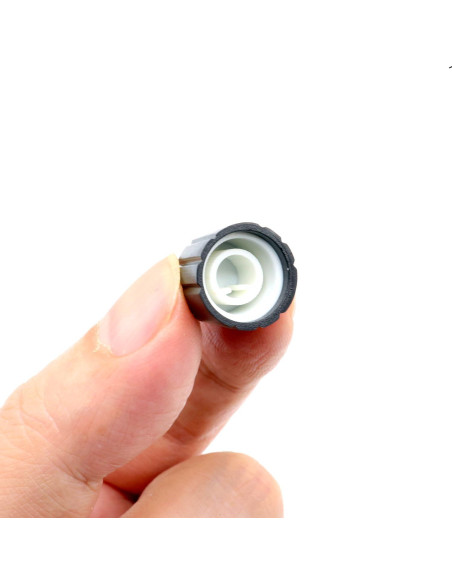 10 Perillas de Control de Potenciómetro D Tipo 6mm ZXUEZHENG Negro