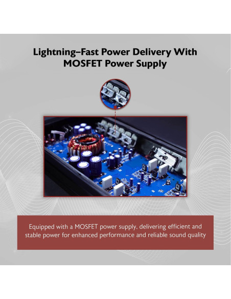 Amplificador Marino Rockville ATOM P20 1600W 4 Canales Bluetooth