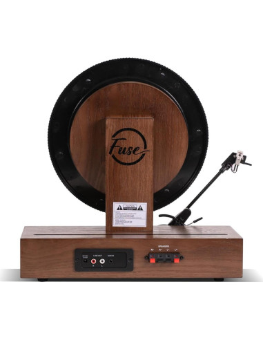 Reproductor de Vinilo Vertical Fuse GLD - Detalles en Oro, 50W