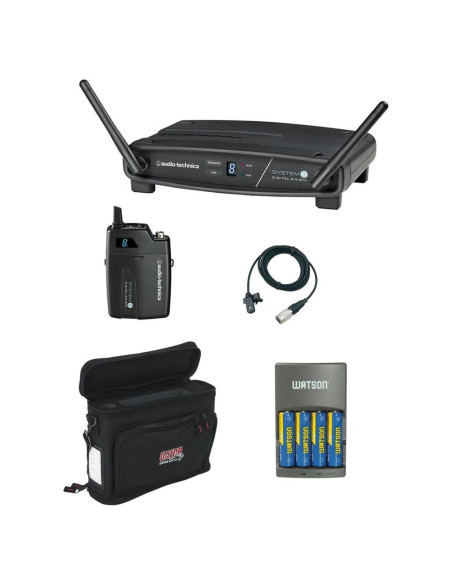 Sistema Inalámbrico Digital Audio-Technica ATW-1101/L con Micrófono Lavalier
