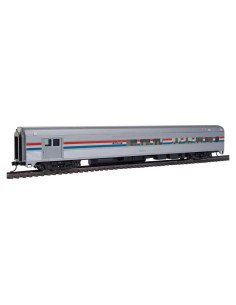Tren Modelo Escala HO 85' Budd Baggage-Lounge Amtrak