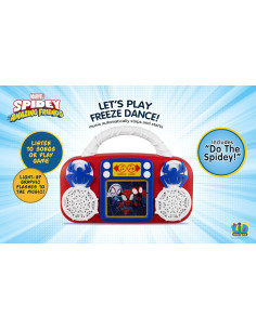 Reproductor de Música Juguete eKids Spidey 18.2x5.1x13.7cm 2