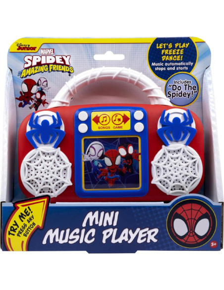 Reproductor de Música Juguete eKids Spidey 18.2x5.1x13.7cm