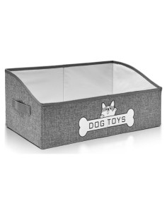 Cesta de Juguetes para Perros Mutiearo 50.8x27.9cm Gris