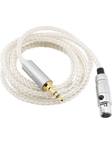 Cable de Reemplazo Trenzado Youkamoo 1.52m 3.5mm para Auriculares AKG