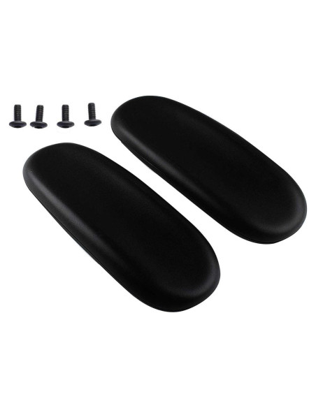 Reposabrazos de Silla de Oficina Ketofa - 2 Piezas Negro 10.16 cm