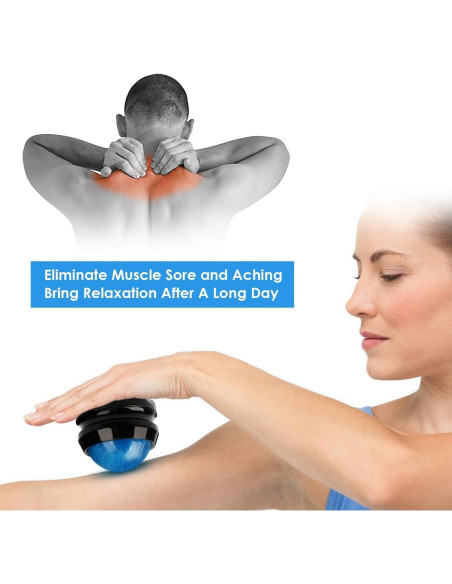 Bola de Masaje Manual SMCATAZZ Alivio Dolor 5.5cm Azul