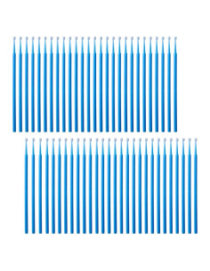 Paquete de 100 cepillos de limpieza para puertos de carga - Azul