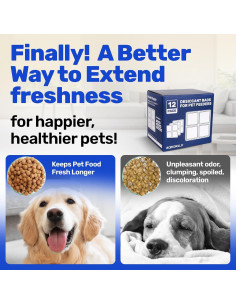 Paquete de 12 Bolsas Deshidratantes Samorillo para Mascotas 2