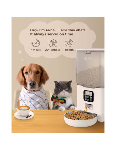 Dispensador Automático de Comida para Gatos Ciays 5.6L 2