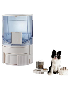 Comedero Automático 2 en 1 EFYUE Azul 2.2L para Perros y Gatos