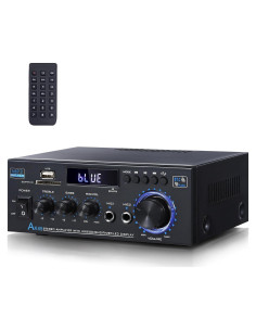 Amplificador Estéreo WOOPKER AK45 300W 2 Canales Bluetooth