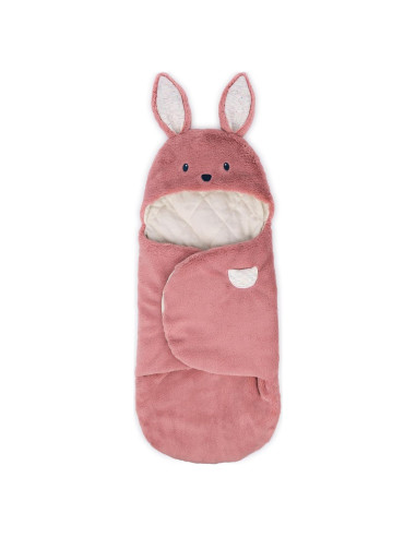 Manta Envolvente de Conejo GUND 66 cm Rosa/Crema