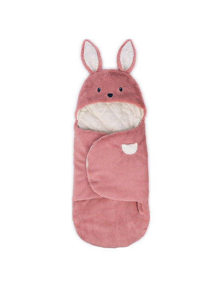 Manta Envolvente de Conejo GUND 66 cm Rosa/Crema