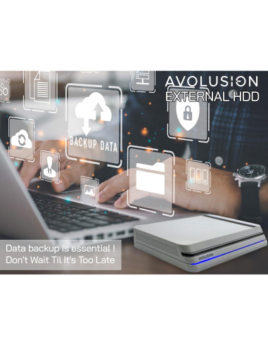 Disco Duro Externo Avolusion PRO-X 8TB USB 3.0 Blanco