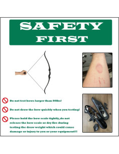 Báscula Digital de Arquería NATUMER 50kg Pantalla LCD Negra 2