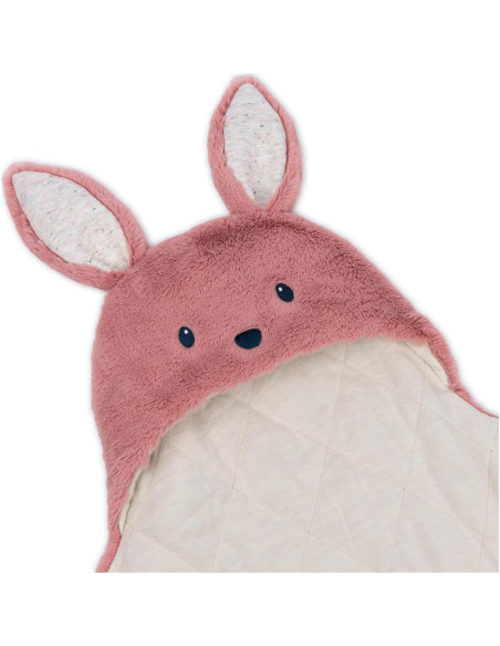 Manta Envolvente de Conejo GUND 66 cm Rosa/Crema